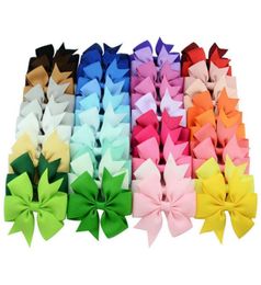 40 Colors Hair Bows Hair Pin for Kids Girls Children Accessories Baby Hairbows Girl Hair Bows with Clips Flower Clip5318824
