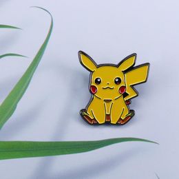 Cute Anime Movies Hard Enamel Pins Collect Funny Child Fashion Jewelry Gifts Metal Cartoon Brooch Backpack Collar Lapel Badges yellow yellow elf