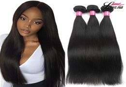 8a Brazilian Straight Hair Bundles Unprocessed Brazilian Human Hair Weaves Double Weft Silky Straight Natural Color6076344