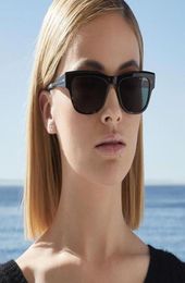 Sunglasses Fashion Square WomenMen Designer Luxury Tinted Black Lens Cat Eye Sun Glasses Transparent Pink Blue Eyeglasses Frame1426707