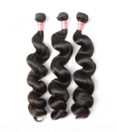 Bella Hair 830inch 100 Indian Unprocessed Virgin Human Hair Extensions Natural Color Loose Wave Hair Bundles9275402