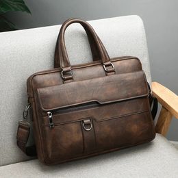 Laptop Bags for Men Handbag Briefcase Bag Brand Bag Copy Replica Brand Bags Womens Genuine Leather Handbag Suitcase Man 240531