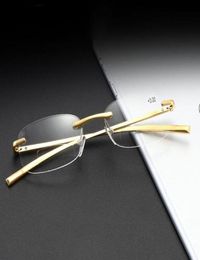 Sunglasses Women Men Rectangle Rimless Almg Ultralight Bifocal Reading Glasses 075 1 125 15 175 2 225 25 275 3 T8431487