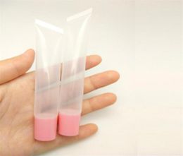 Empty Cosmetic Tubes Packaging 20 g 15 g 10g Gold Silver Pink Lipgloss Squeeze Tube Lip Gloss Packaging 50100pcs21135358345