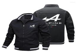 Men039s Trench Coats Alpine F1 Team Spring And Autumn Zipper Jacket Men39s Pocket Casual Sportswear Outdoor Cardigan4539167