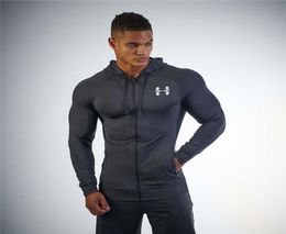 Muscular fitness brothers new winter men039s casual outdoor sport jacket men039s casual hooded sweater jacket6759577