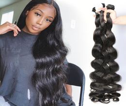 30 32 34 36 38 40 Inch Brazilian Body Wave Hair Weaves 100 Human Hair Weaves 3 Bundles Remy Hair Extensions8033628