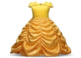 Set di abbigliamento per bambini 039s abito principessa a campana pieghettata per esibizione da ballo da danza 7586010