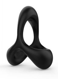 Penis Cockring Sex Toys for Men Male Semen Cock Rings Couple Soft Silicone Ejaculating Erection Delay Dick Lock Penisring1362832
