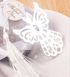 20pcs Special Stainless Steel Angel Bookmark For Wedding Baby Shower Party Birthday Favour Gift CS0034907145