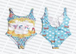 One Piece Swimwear Women Sleeveless Bathing Suit Letters Printed Swimsuit Designer Quick Dry Swimwears2080017