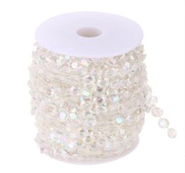 99FT 30M Acrylic Diamond Bead Curtain DIY Garland Wedding Party Decoration Crystal Wedding Accessories Home Curtain Ornaments9487631