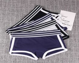 Underpants 1pcs Women Colour Shorts Tomboy Midwaisted Neutral Underwear Cotton Boxer Briefs Solid Knickers Tran Les Lesbian Boysho8000586