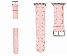 fashion G designer luxury letter watchbands Strap for apple 42mm 38mm 40mm 44mm 45mm iwatch 2 3 4 5 watch bands Leather Bracelet S8531645