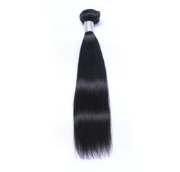 Brazilian Virgin Human Hair Straight Unprocessed Remy Hair Weaves Double Wefts 100gBundle 1bundlelot Can be Dyed Bleached9682200