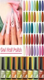 Gel Nail Polish Set 911PCS Kit Glitter Vernis Semi Permanent With Base Matte Top Coat UV LED Art2210574