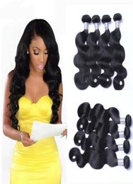 Unprocessed Brazilian Kinky Straight Body Loose Deep Wave Curly Hair Weft Human Hair Peruvian Indian Malaysian Hair Extensions Dye2970647