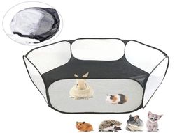 Cat CarriersCrates Houses High Quality Oxford Cloth Dog House Tent Foldable Portable Pet Playpen Large Outdoor Hexagon Fences W6005913