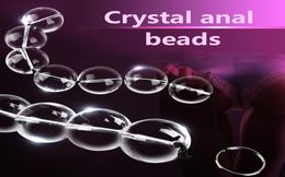 Crystal Glass Anal Beads Vaginal Balls Anal Plug Butt Sex Toy Female Sex Products Vagina Balls for Women Drop Y2011185990124