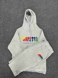 Trapstars Hoodies Towel Embroidery Mens Hoodie Designers Europe and American Sweatshirt Designer Trapstar Tracksuits 11