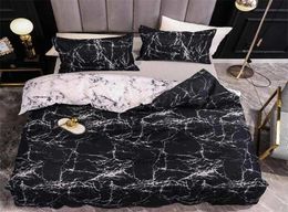 Marble Bedding Set For Bedroom Soft Bedspreads For Double Bed Home Comefortable Duvet Cover Quality Quilt Cover And Pillowcase 2209581422