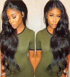 Soft Feel Brazilian Body Wave Hair Glueless Pre Plucked Full Lace Wigs With Baby Hair Nonremy 100 Human Hair 1026 Inch4113908