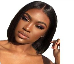 4x4 Closure Brazilian Straight Human Hair Wig 150 Density Lace Front Wig Brazilian Malaysian Hair Pre Plucked Lace Front Wig8973982