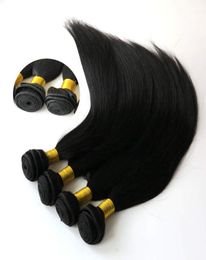 Brazlian Virgin Hair Straight 3PcsLots 100 Peruvian Straight Hair Human Hair Extensions Bundles3700947