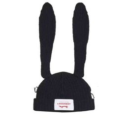 Loverboy Beanie Rabbit Bunny Skullies Hat For Women Party Props Fashion Long Rabbit Ear Hat Winter Beanies Loverboy Beanie 181