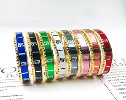 2022 New BC Jewellery Band Standard SM Digital Bracelet Men039s and Women039s Scale Watch Water Ghost Retro 18k GoldPlated St5975757