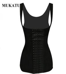 Whole MUKATU 6 Row Hooks Women Waist Trainer Vest Strap Corset Plus Size Body Shaper Corset Slim Shaper Workout Waist Shapewe8365141