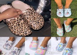Donne Slivers Mezzo graffio Scarpe designer di sandali di stampato personalizzato per motivi personalizzati