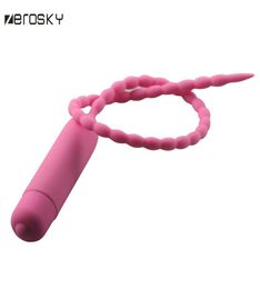 Zerosky Urethral Vibrator Catheter Penis Plug Sex Toys for Men Vibrating Urethral Plug Penis Insertion Urethra Sound Dilator 201212675796