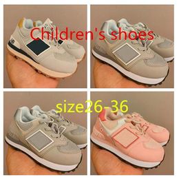 Designer Children's Running Shoes 574 Casual Sports Shoes Breathable Mesh Low Chest Lacing Casual Children's Sports Shoes Outdoor Unisex Sports Shoes