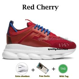Best Selling Designer Chain Reaction Men Women Shoes Rubber Suede Triple Black White Bluette Gold Red Brown Orange Blue Mens Casual Trainers Platform 1F