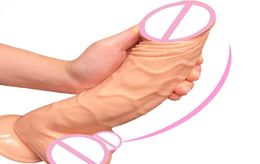 Nxy Dildos 255cm x 6cm Large Size Lifelike Penis Soft Skin Feeling Huge Thick Sexy Big Limbs Female Masturbation Toys 02117752235