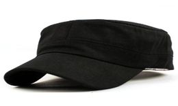 1PC Fashion Men Women Multicolor Unisex Adjustable Classic Style Plain Flat Vintage Army Hat Cadet Cat15172517