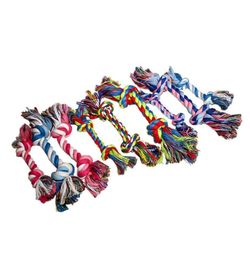 Dog Chew Knot Toys 3 Sizes Puppy Cotton Durable Braided Bone Rope Funny Cat Dog Toys Pet Supplies9256904