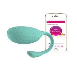 Magic Motion smart Sex toy Bluetooth Vibrator Gspot clitoris stimulator Fugu APP Control Vibrating egg Flamingo Vagina Massager Y9276036