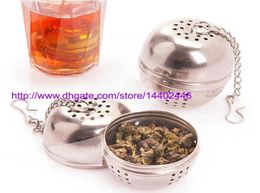 50pcs Kitchen Accessories Stainless Steel Tea Infuser Leaf Philtre Dining Stainless Steel Ball for Tea Balls Taste Pot Spices Cooki5773747