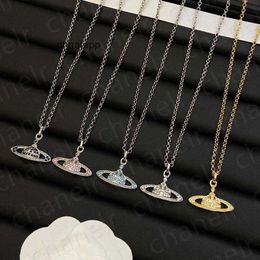 Designer Necklace Saturn Pearl Necklaces for woman women luxury Personality Advanced unique Classic dainty westwooddPKl#