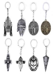 20pcsLot Trendy Jewellery Keychain Movie Spaceship Battleship Alloy Keyring Car Decorate for Fans Men Party Gift Pendant Car Key Ri7897490
