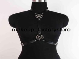 Massage Sex Black Women Leather Harness Gothic Garter Adjustable Body Bdsm Erotic Lingerie Belt Lingerie Sexy Suspender Bra Cage W4269765