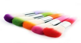 Nail Art Dust Remover Brush Cleaner Acrylic UV Gel Rhinestones Makeup Brush Tool5998446