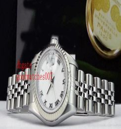 High Quality New arrive Luxury watches Wrist watch Ladies 18kt WG SS 26mm Silver JUBILEE Diamond 79174 Ladies Watch5914321