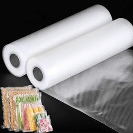 500cmRolls Vacuum Bags for Food Sealer Reusable Freezer Fresh Meat Fruit Veggies Storage Bag Dishwasher Safe 240518
