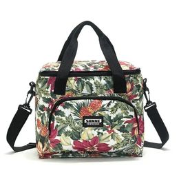 Lunch Tote Bag Portable Thermal Insulated Shoulder Food Large Cooler Picnic Bags Box for Women Men Thermo 240517