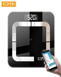 ICOMON i31 Smart Body Weight Scale Digital Bathroom Body Fat mi Scale Bluetooth Human Weight bmi Weighing Scales Floor balance Y208726211