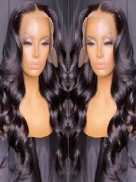 Lace Wigs Body Wave 13x6 Transparent Frontal Human Hair Brazilian Loose Water Wavy Front Wig For Black WomenLace29583419658660