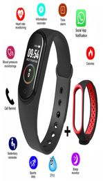 M4 Bracelet Colour Screen Smart Band Sport Fitness Pedometer Blood Pressure Wristband Walk Step Counter Men Women Watch8660216
